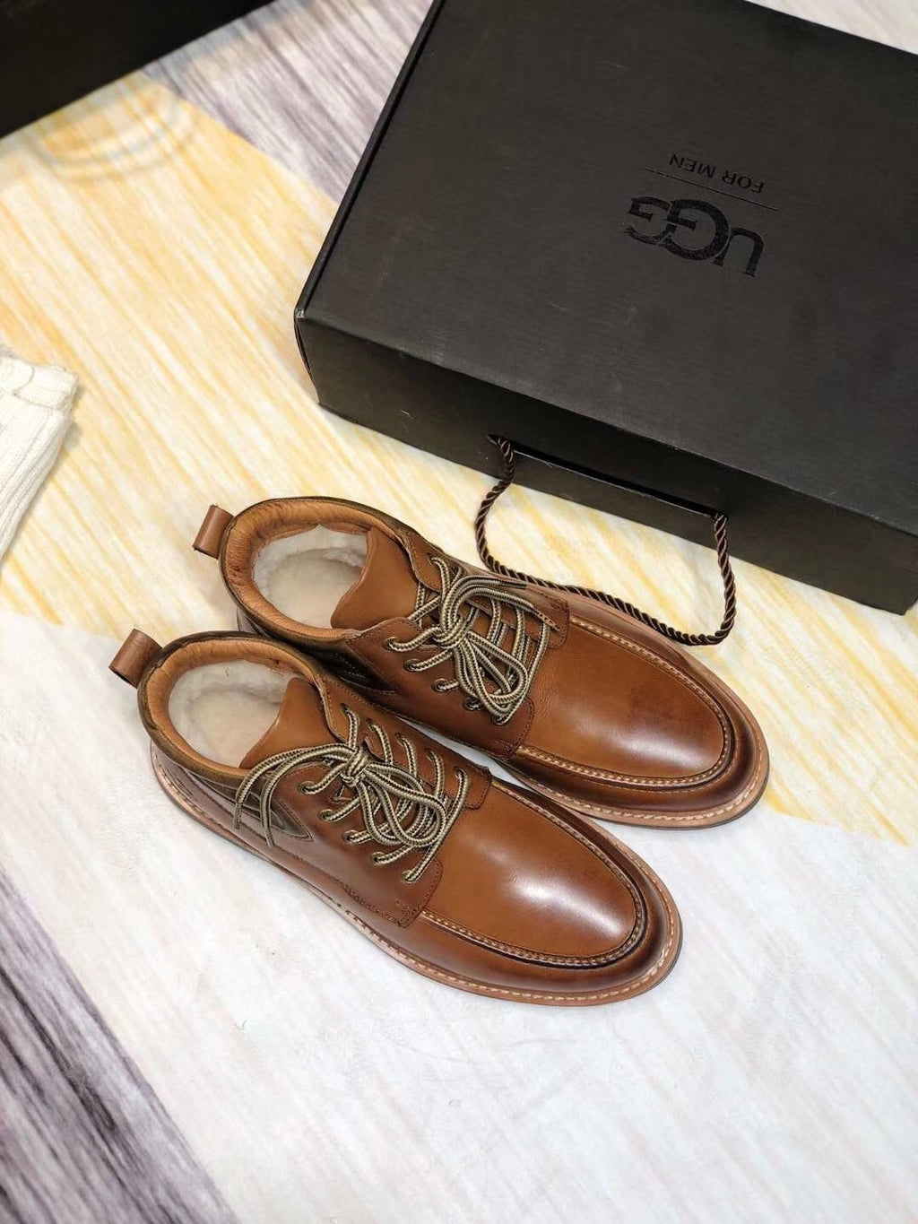 Brown Leather Shoes – Upgraded Series, Model 0726-1