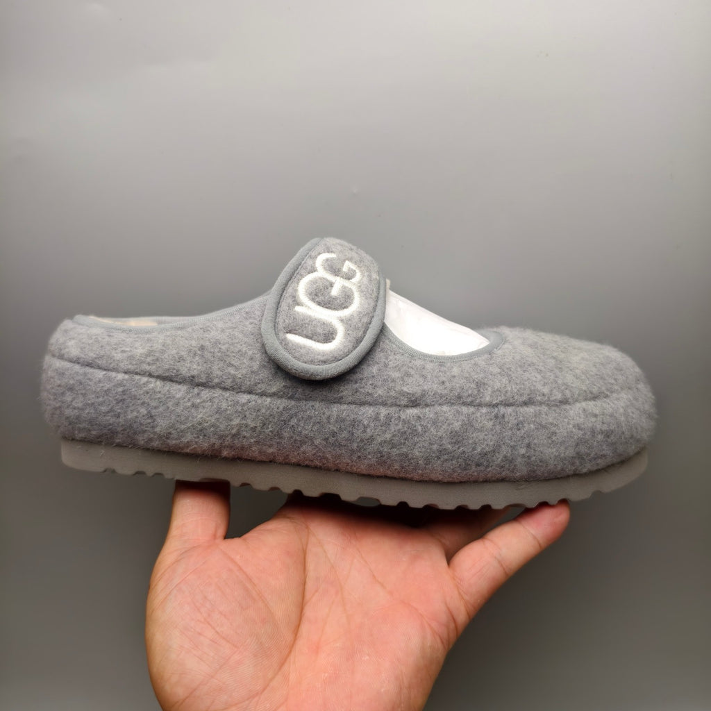 Gray Ultra-Light Mary Jane Casual Shoes | Model 5097