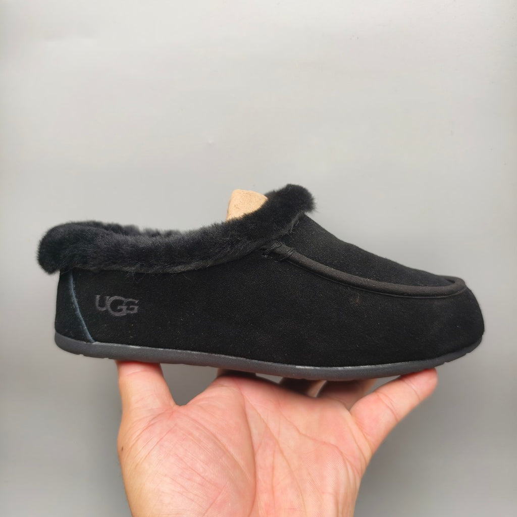 Black Slip-On House Shoes – Model 1391