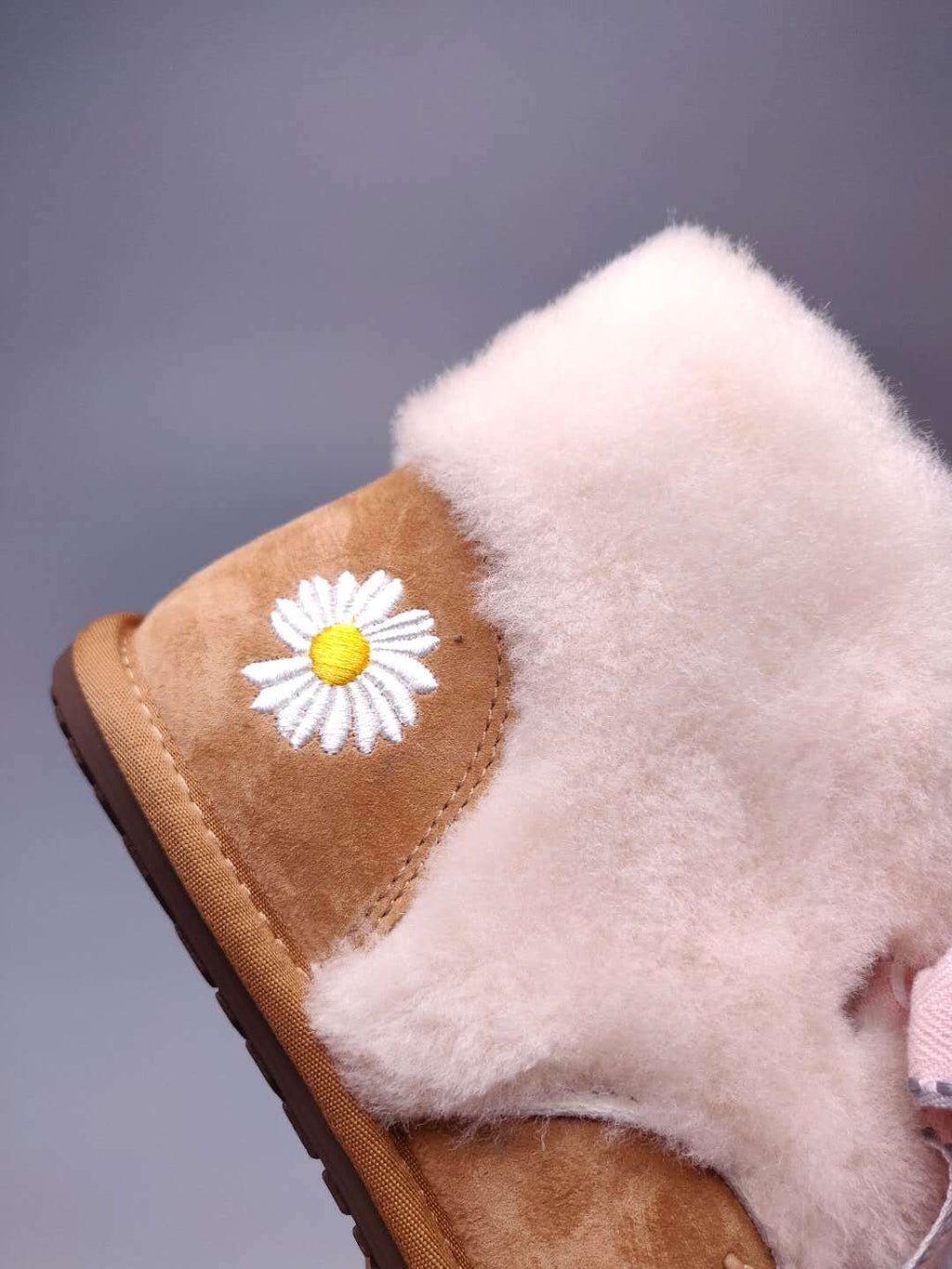 Chestnut Daisy Chain & Ribbon Shoes | Model 7888