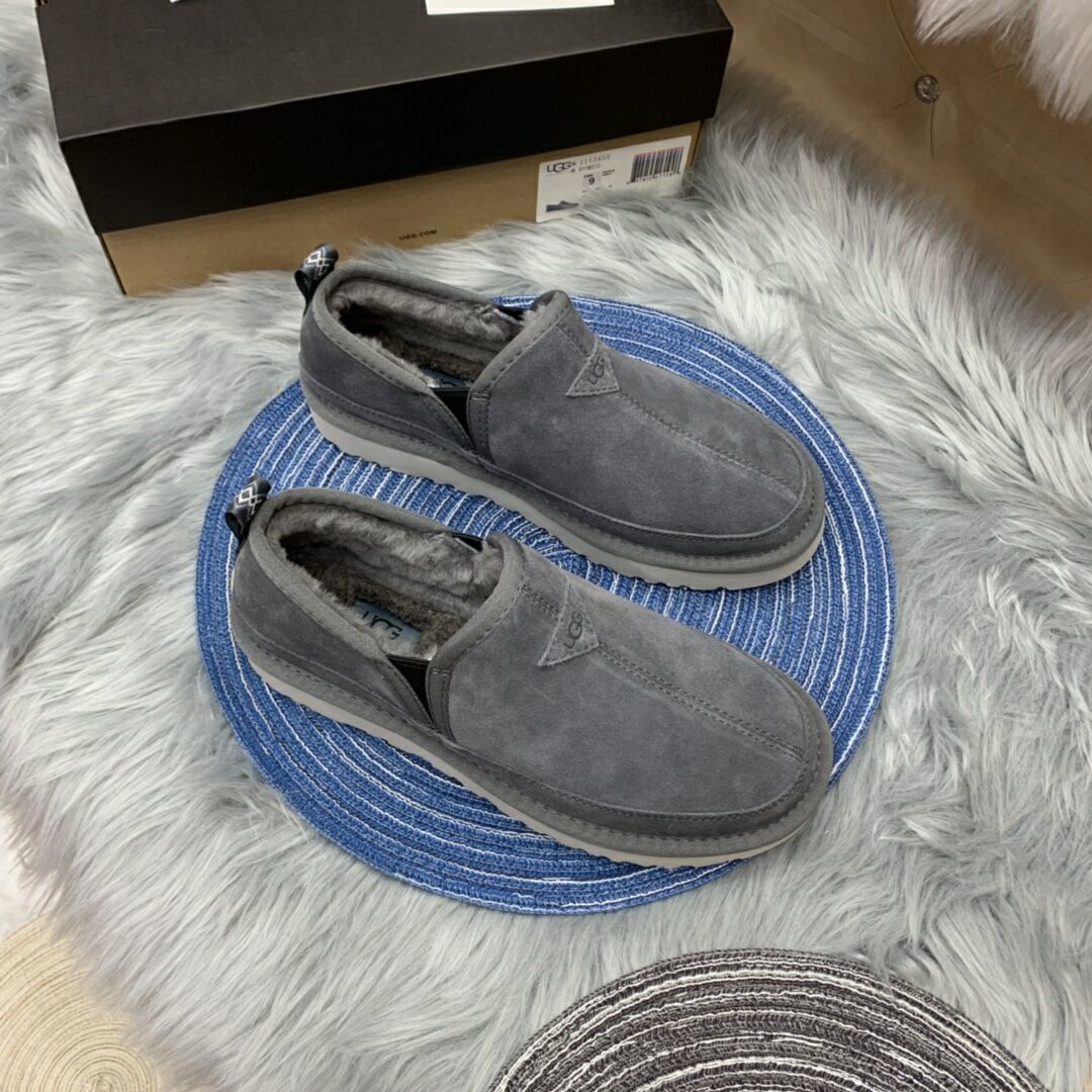 Men's Gray Low-Top Slip-On Casual Shoes | Model 3455