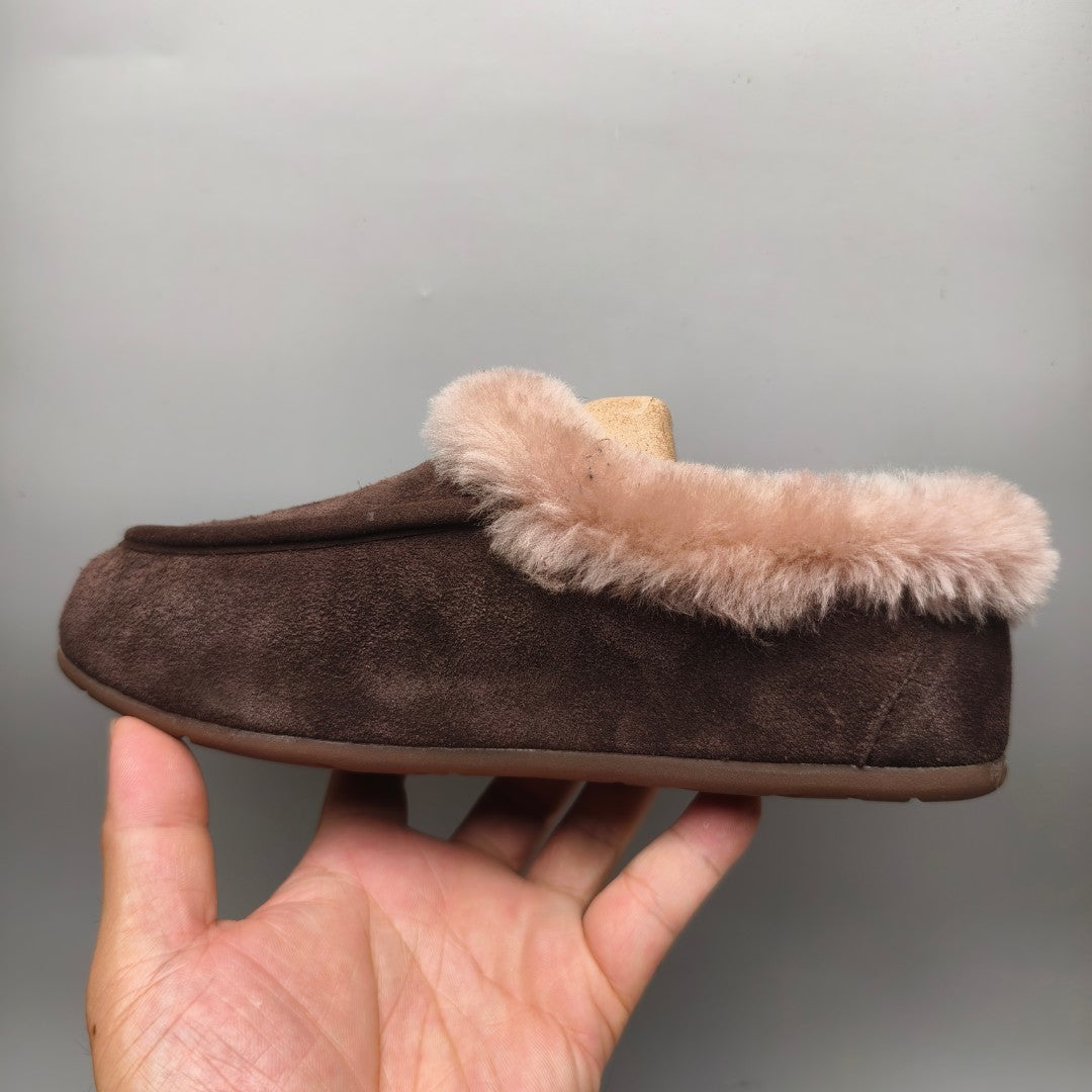 Chocolate Brown Slip-On House Shoes – Model 1391