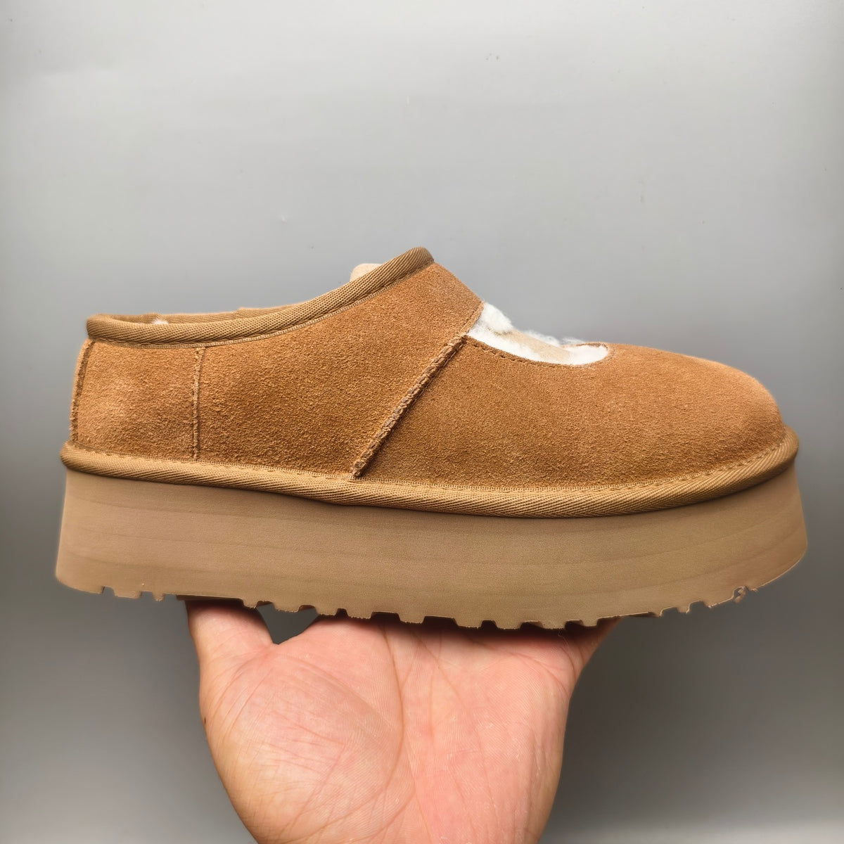 Chestnut Platform Mary Jane Shoes | Model 7612